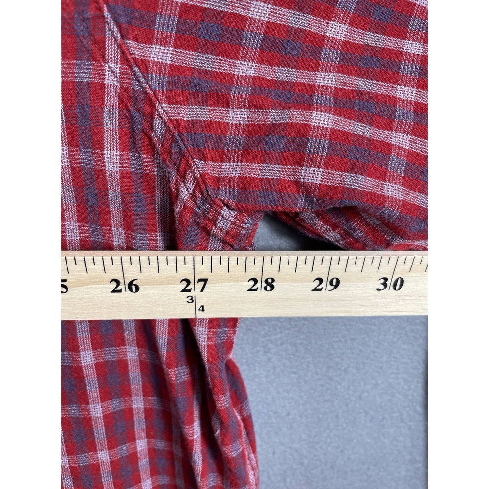 Vintage Carhartt 3XL Shirt Red Plaid Longsleeve - Picture 8 of 11